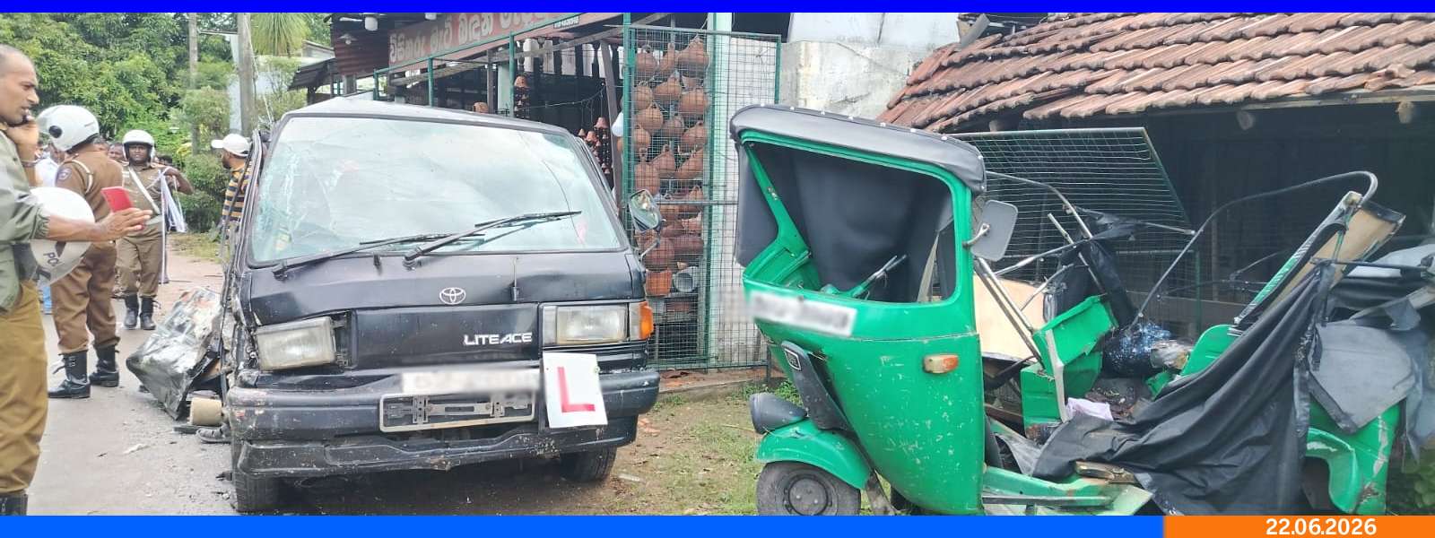 06 வாகனங்களை மோதிய பஸ் : ஒருவர் உயிரிழப்பு